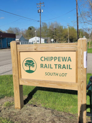 Chippewa Rail Trail parking lot