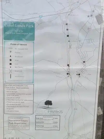 Canal Lands Trailhead Parking - Dover, OH