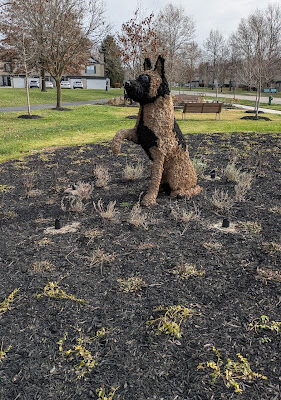 Dog Statues park