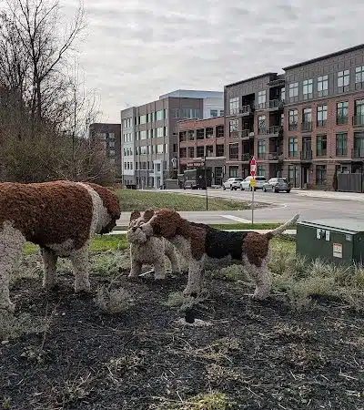 Dog Statues park - Dublin, OH