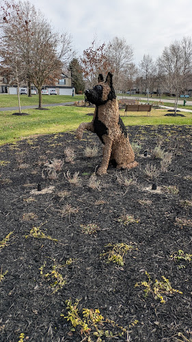 Dog Statues park