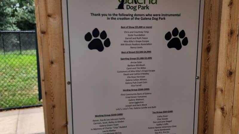 Galena Dog Park - Galena, IL