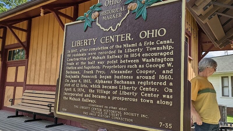 Wabash Cannonball Trailhead @ Liberty Center Train Station - Liberty Center, OH