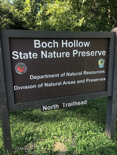 Boch Hollow State Nature Preserve, North Trailhead - Logan, OH