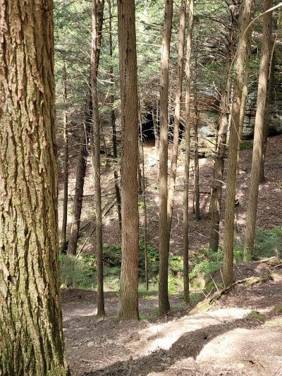 Chapel Cave Trail Head and Rappelling Area Parking - Logan, OH