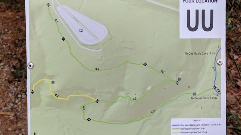 Whispering Cave Trail Head - Logan, OH