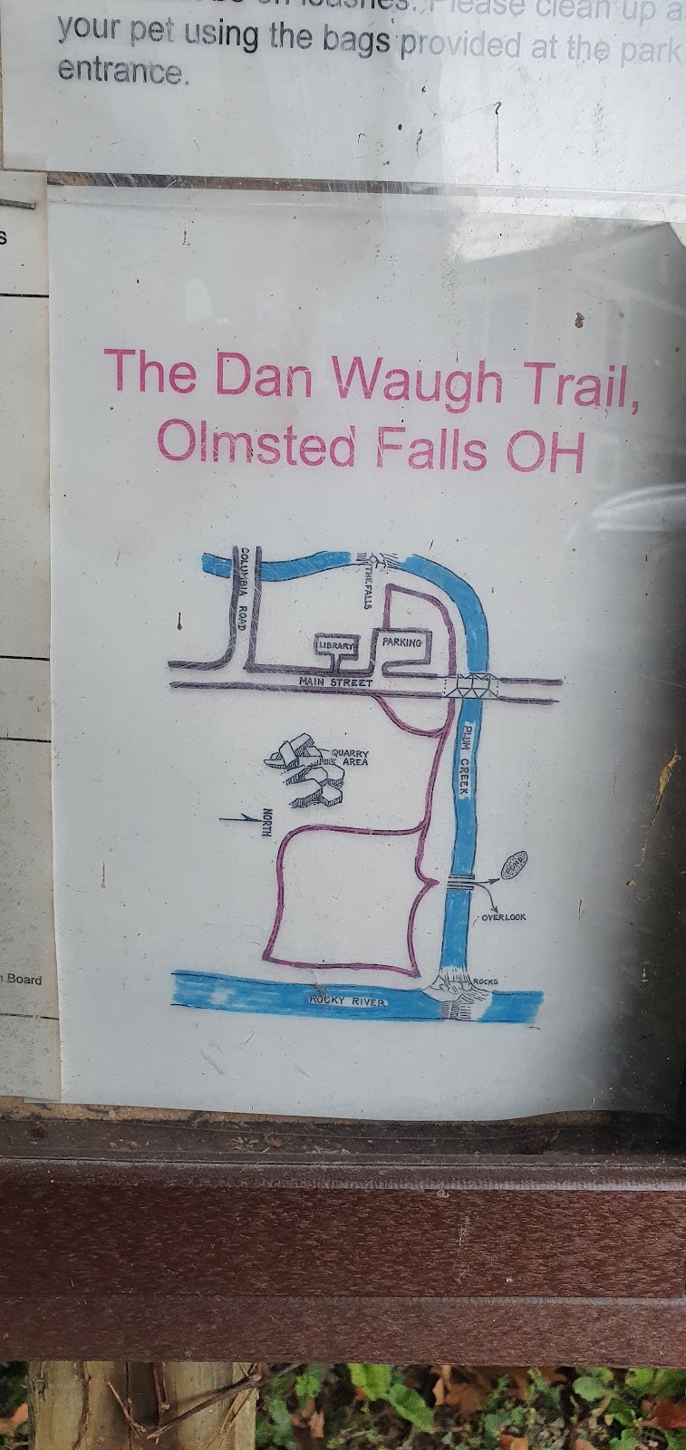 The Dan Waugh nature trail - Olmsted Falls, OH