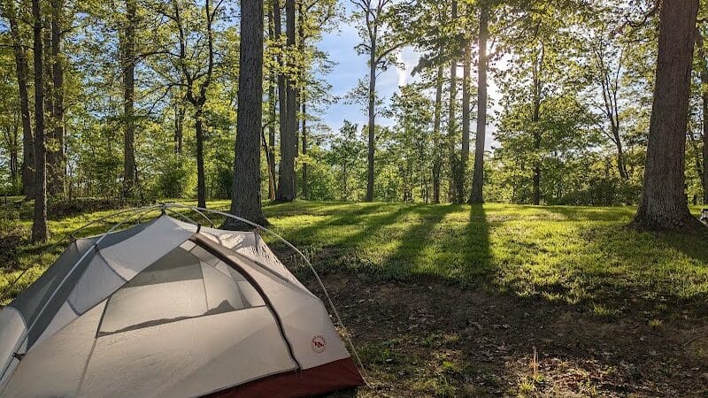 Lake Vesuvius Iron Ridge campground Site 33 - Pedro, OH