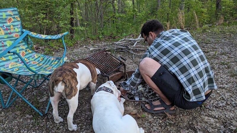 Lake Vesuvius Iron Ridge campground Site 33 - Pedro, OH