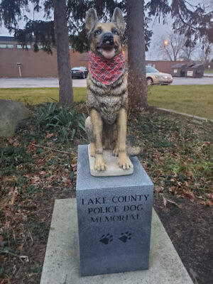 Lake County Police Dog Memorial