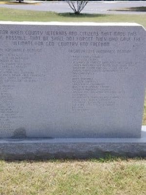 Aiken County Veterans Memorial Park
