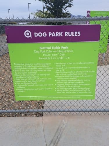 Avondale Festival Fields Dog Park