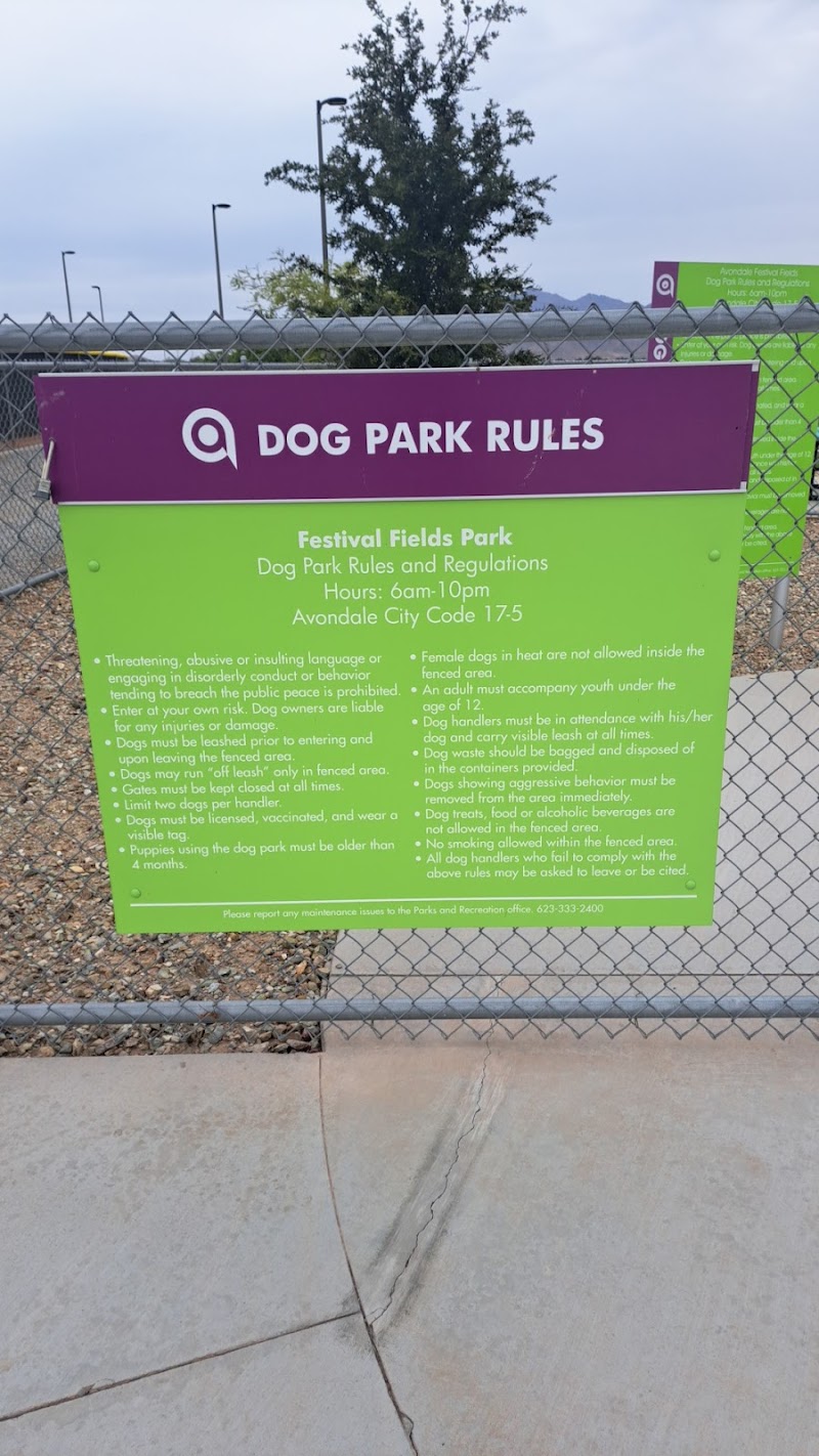 Avondale Festival Fields Dog Park - Avondale, AZ