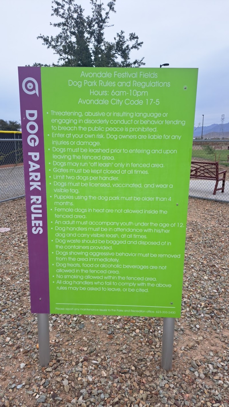 Avondale Festival Fields Dog Park - Avondale, AZ