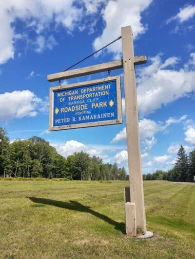 Baraga Cliff Roadside Park - Baraga,