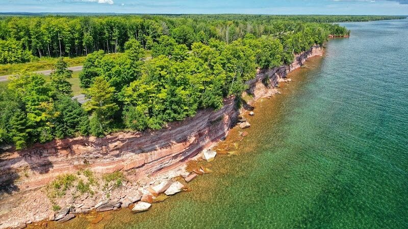 Baraga Cliff Roadside Park - Baraga,
