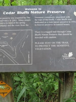 Cedar Bluffs Nature Preserve