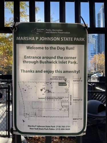 Marsha P. Johnson State Park Dog Run