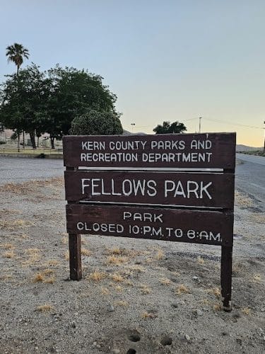 Fellows Park - Fellows, CA