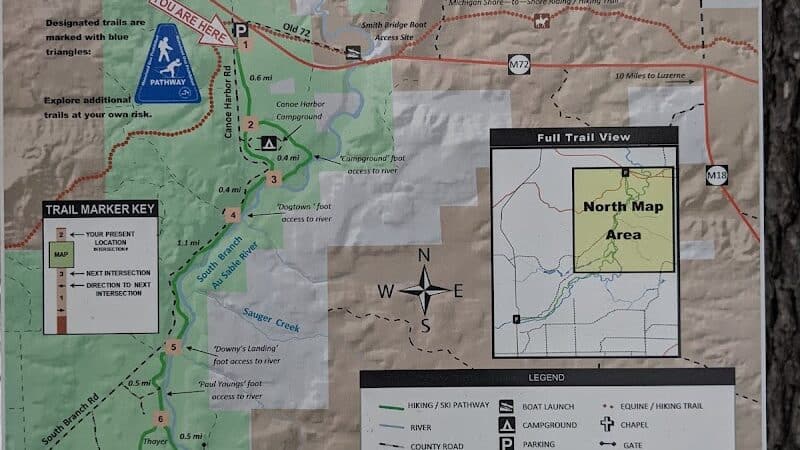 Mason Tract Pathway Trailhead - Grayling,