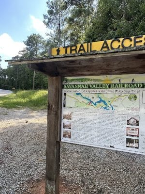 Savannah Valley Rail Road Trail - Huguenot Pkwy Trailhead