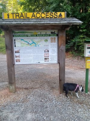 Savannah Valley Rail Road Trail - Huguenot Pkwy Trailhead