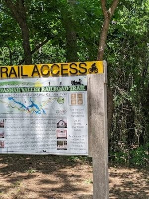 Savannah Valley Rail Road Trail - Huguenot Pkwy Trailhead