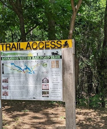 Savannah Valley Rail Road Trail - Huguenot Pkwy Trailhead