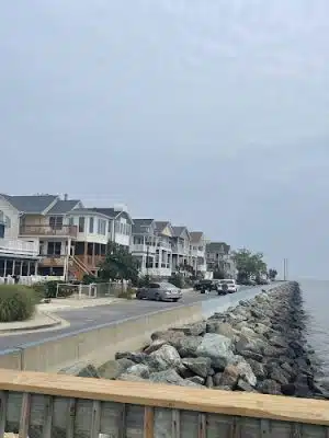 North Beach municipal parking lot - North Beach, MD