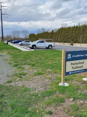 Schuylkill River Trail - Parkerford Parking & Trailhead