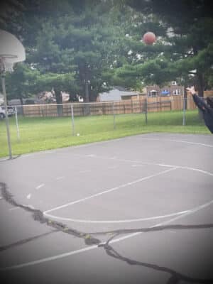 Spruce street park and basketball court