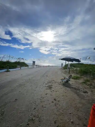 Vilano Drive on Beach - St. Augustine, FL