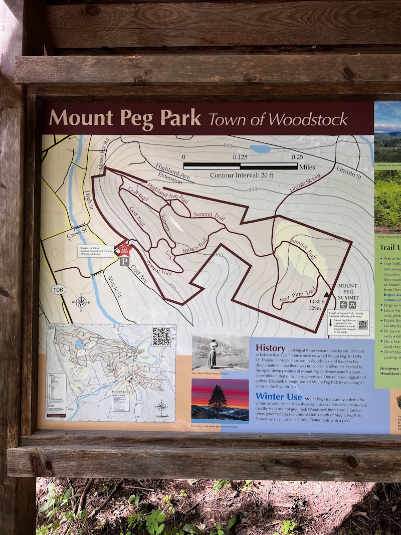 Mt Peg Trails Parking - Woodstock, VT