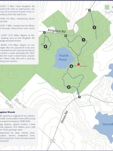 Kingdom Woods Conservation Area - Blue Hill Heritage Trust