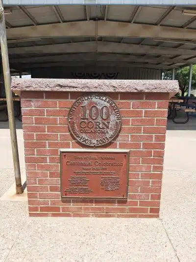 Corn Memorial Plaza - Corn, OK