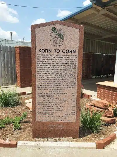 Corn Memorial Plaza - Corn, OK