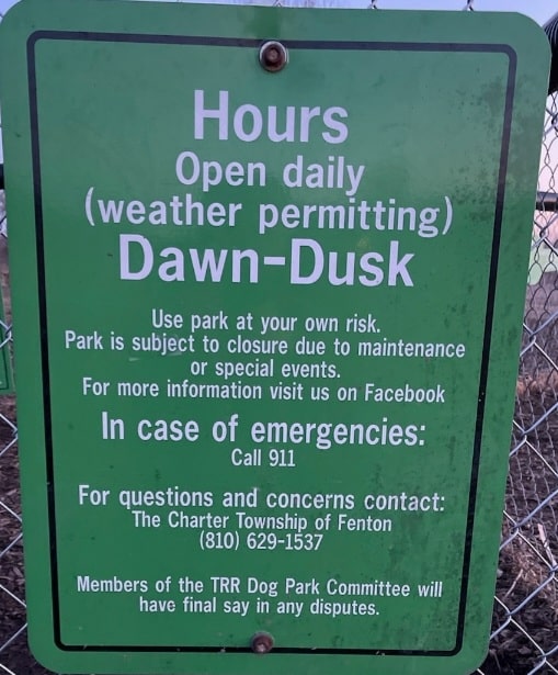Thompson Road Regional Dog Park - Fenton, MI