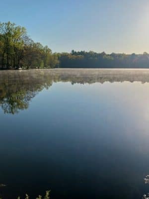 Pond Road and Lake Topanemus Drive