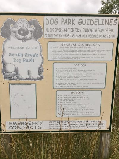 Smith Creek Dog Park - Hayward, WI