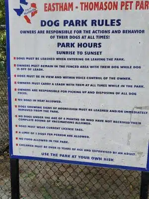 dog park