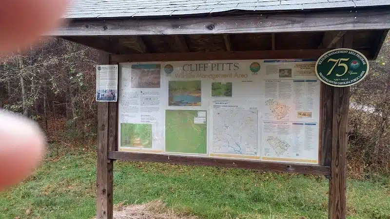 Cliff Pitts WMA parking - Laurens, SC