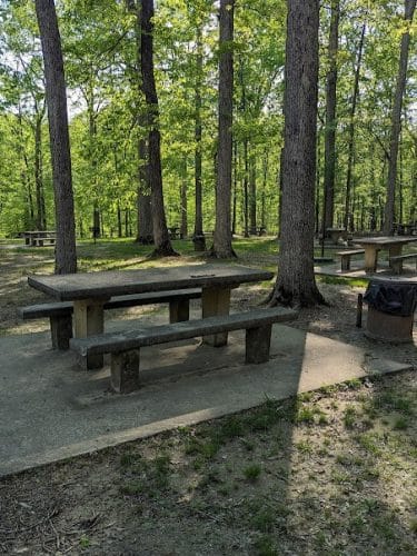 Old Stone Fort State Park playground & picnic area