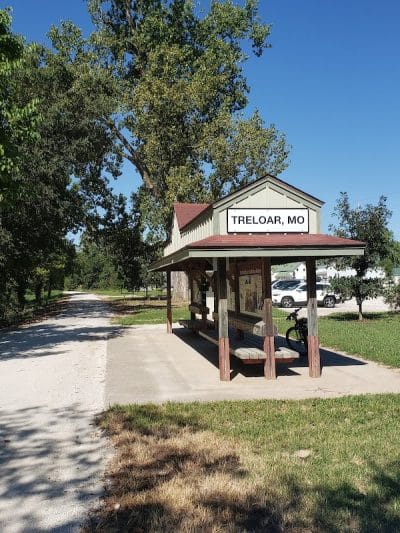 Katy Trail - Treloar Trailhead - Marthasville, MO