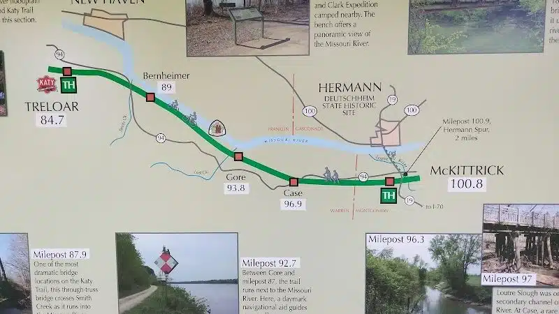 Katy Trail - Treloar Trailhead - Marthasville, MO