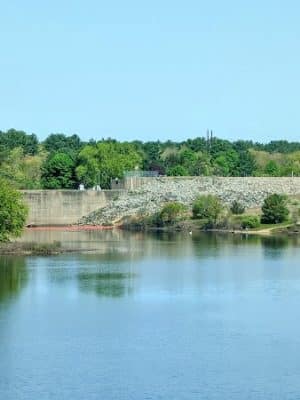 Mansfield Hollow Dam Walk