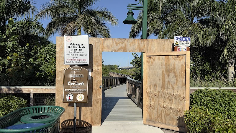 The boardwalk at the port - Port St. Lucie, FL