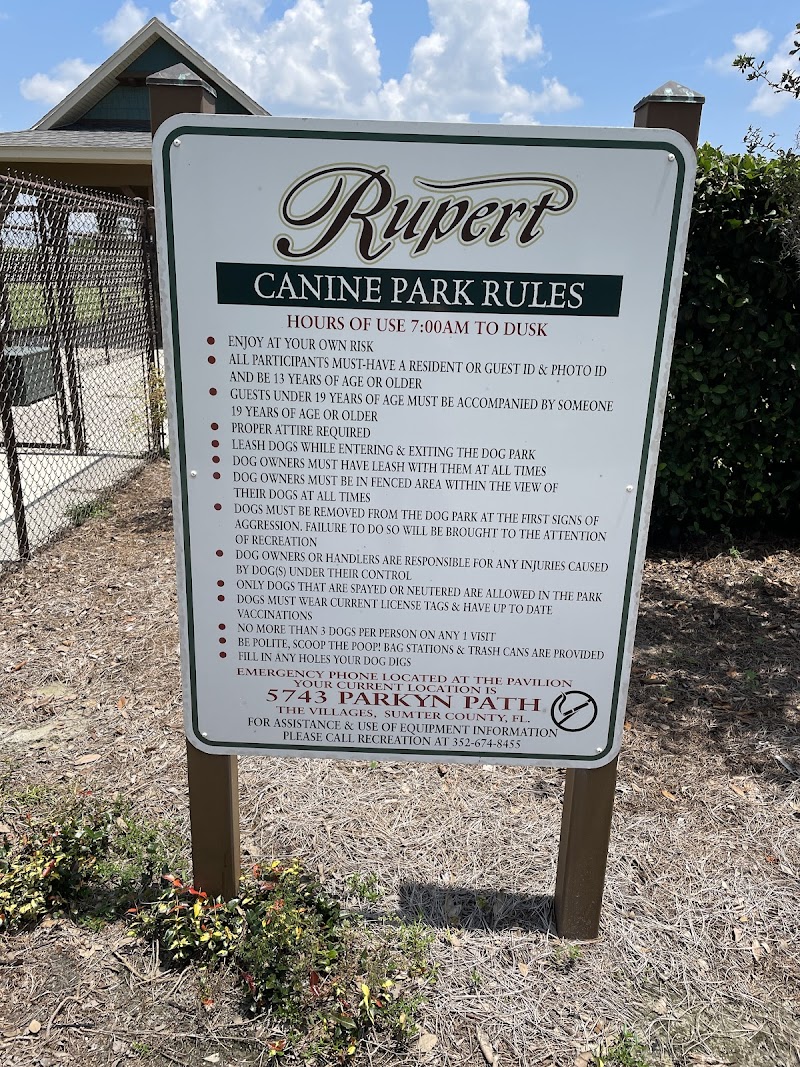 Rupert Canine Park - Sumterville, FL