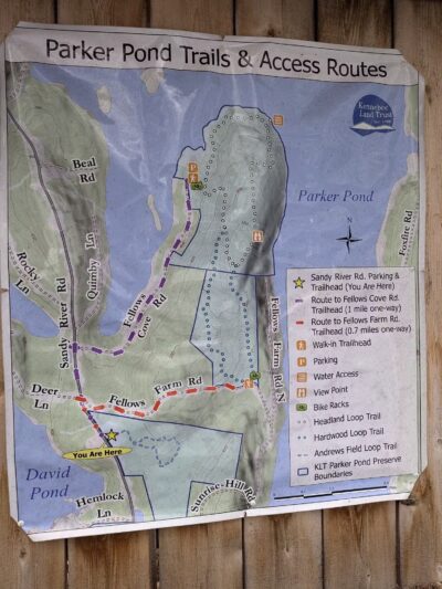 Parker Pond Headland Preserve - Fayette, ME