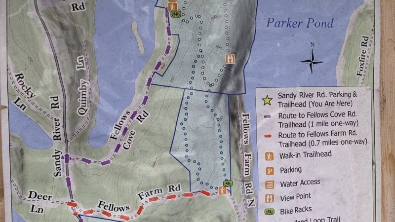 Parker Pond Headland Preserve - Fayette, ME