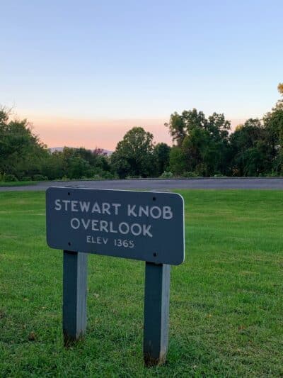 Stewart Knob Overlook - Vinton, VA